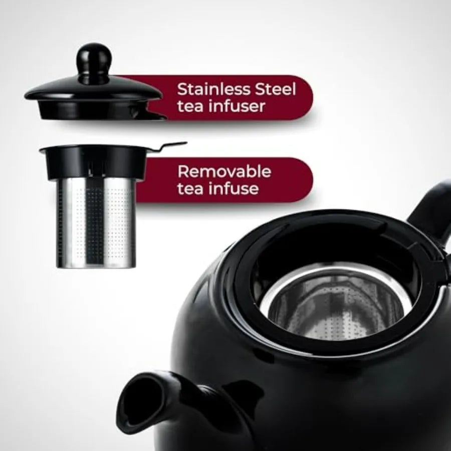 Iosn Electric Samovar Stainless Steel Tea Maker Adjustable Temp Controller