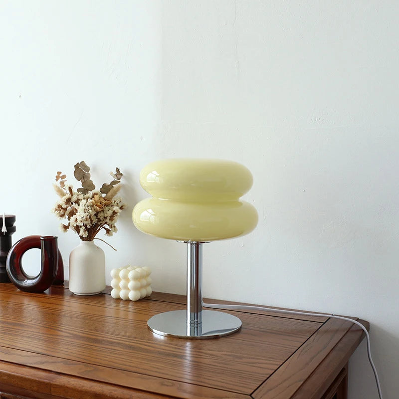 Yueyi Macaron Table Lamp Trichromatic LED Night Light Bedroom