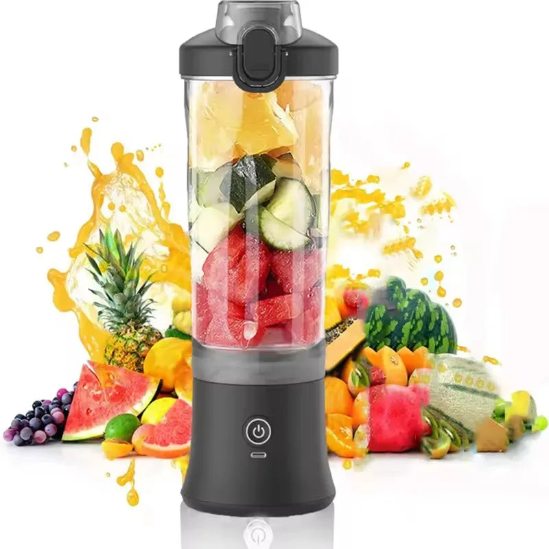 HAOYUNMA Portable Blender USB Rechargeable Mini Juicer