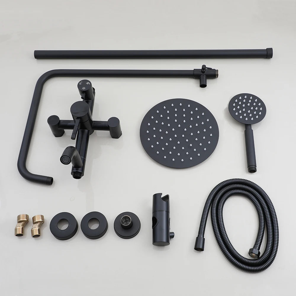 Torayvino Shower Faucet Set 3 Function 360 Swivel Spout