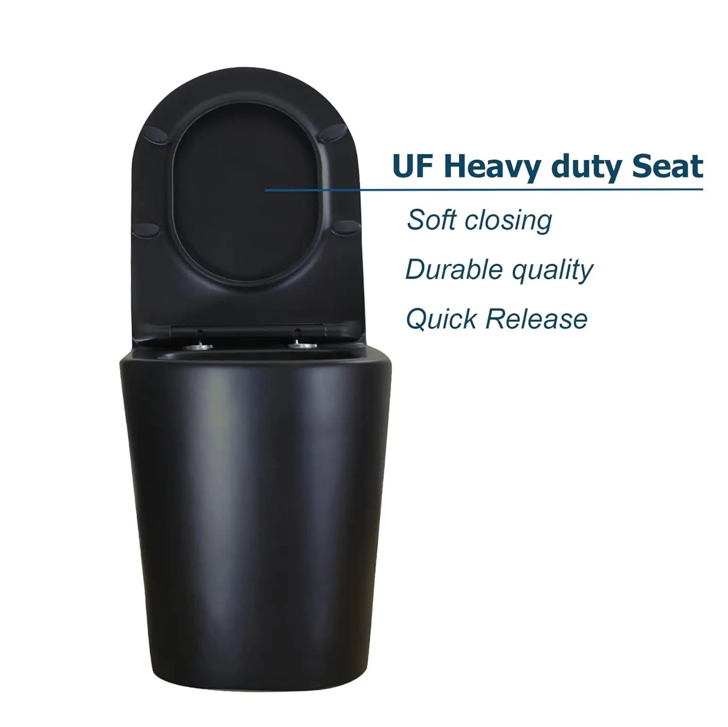 WZ5080B-G Compact One Piece Toilet With Golden Square Dual Flush 1.28 GPF 17.25" Comfortable Elongated Tall Bowl, Customized