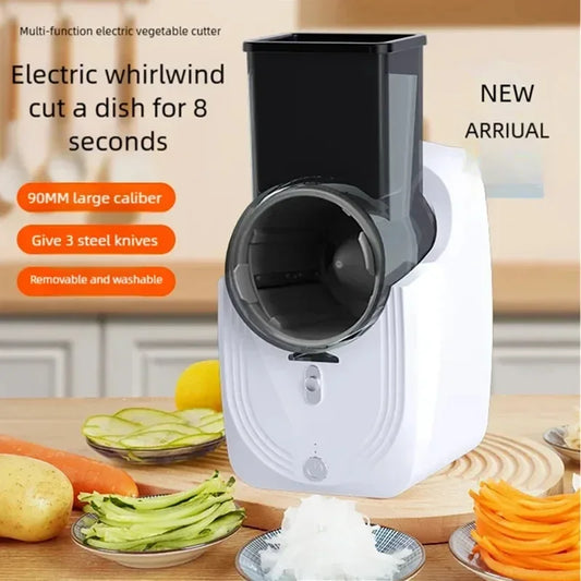 CREAROMA Multi-Function Vegetable Slicing Machine Electric Cutter Shredder