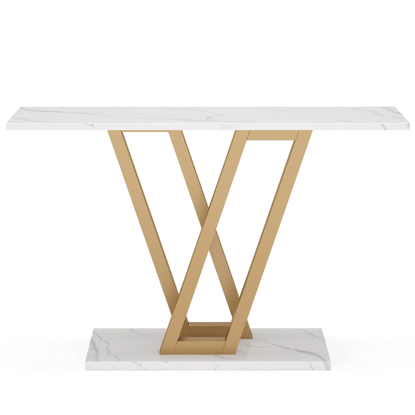 Tribesigns Industrial Console Table for Entryway, Hallway, and Living Room