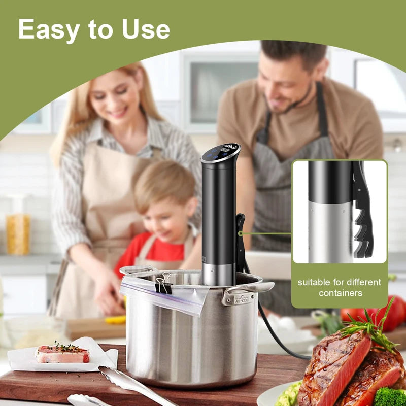 Wancle 1100W IPX7 Waterproof LCD Sous Vide Immersion Circulator