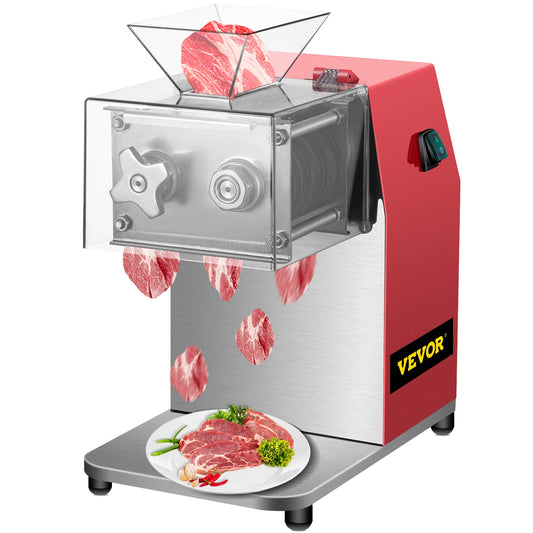 VEVOR 850W Commercial Electric Meat Slicer Grinder Vegetable Cutter