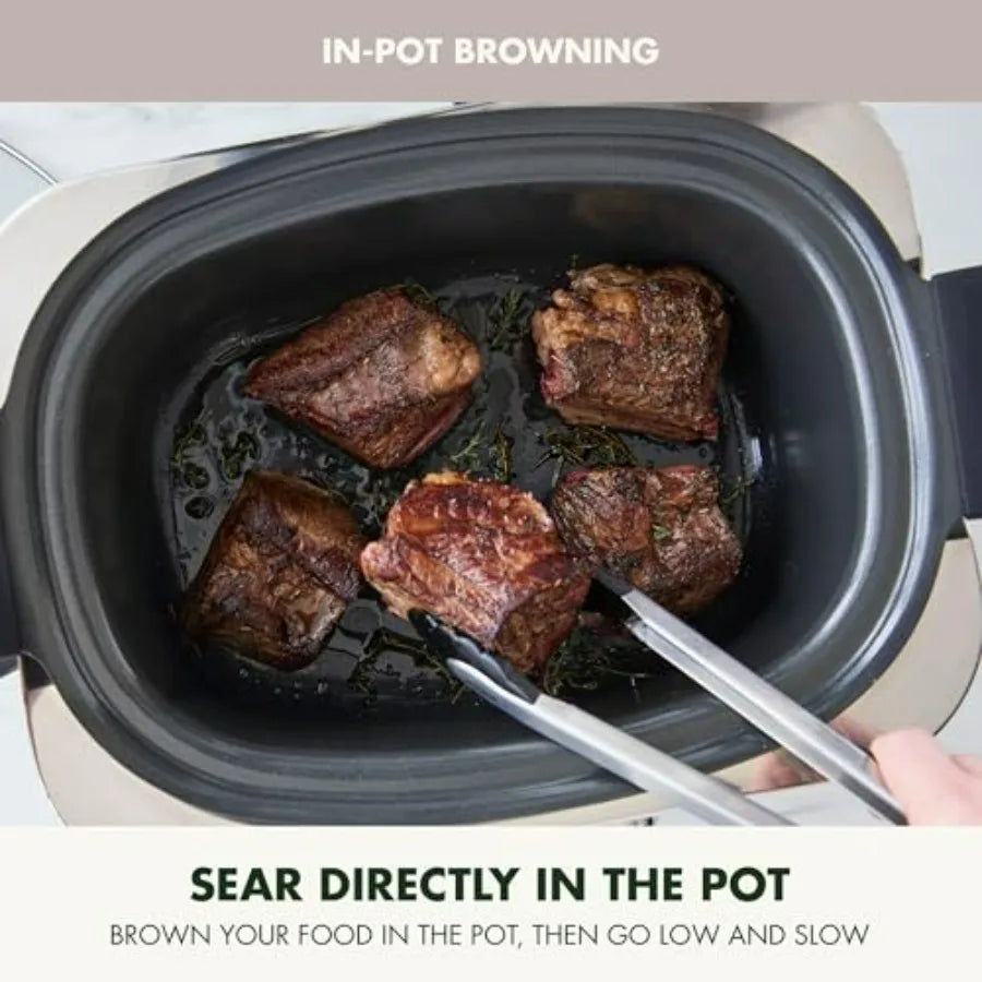 Iosn 14-In-1 Programmable Slow Cooker PFAS-Free Ceramic Nonstick