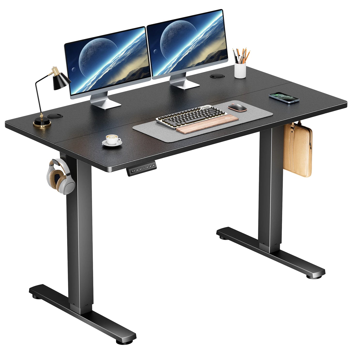 JHK Electric Standing Desk Adjustable Height Sit Stand Workstation