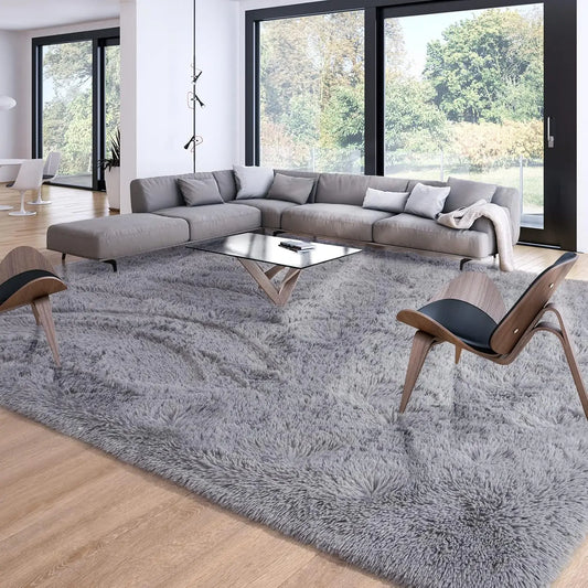 Soft Modern Indoor Shaggy Rug Non Slip Plush Area Rug