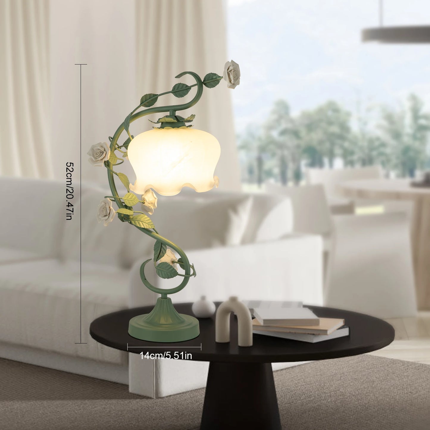 Flower Petal Modern Bedside Lamp Reading Desk Light