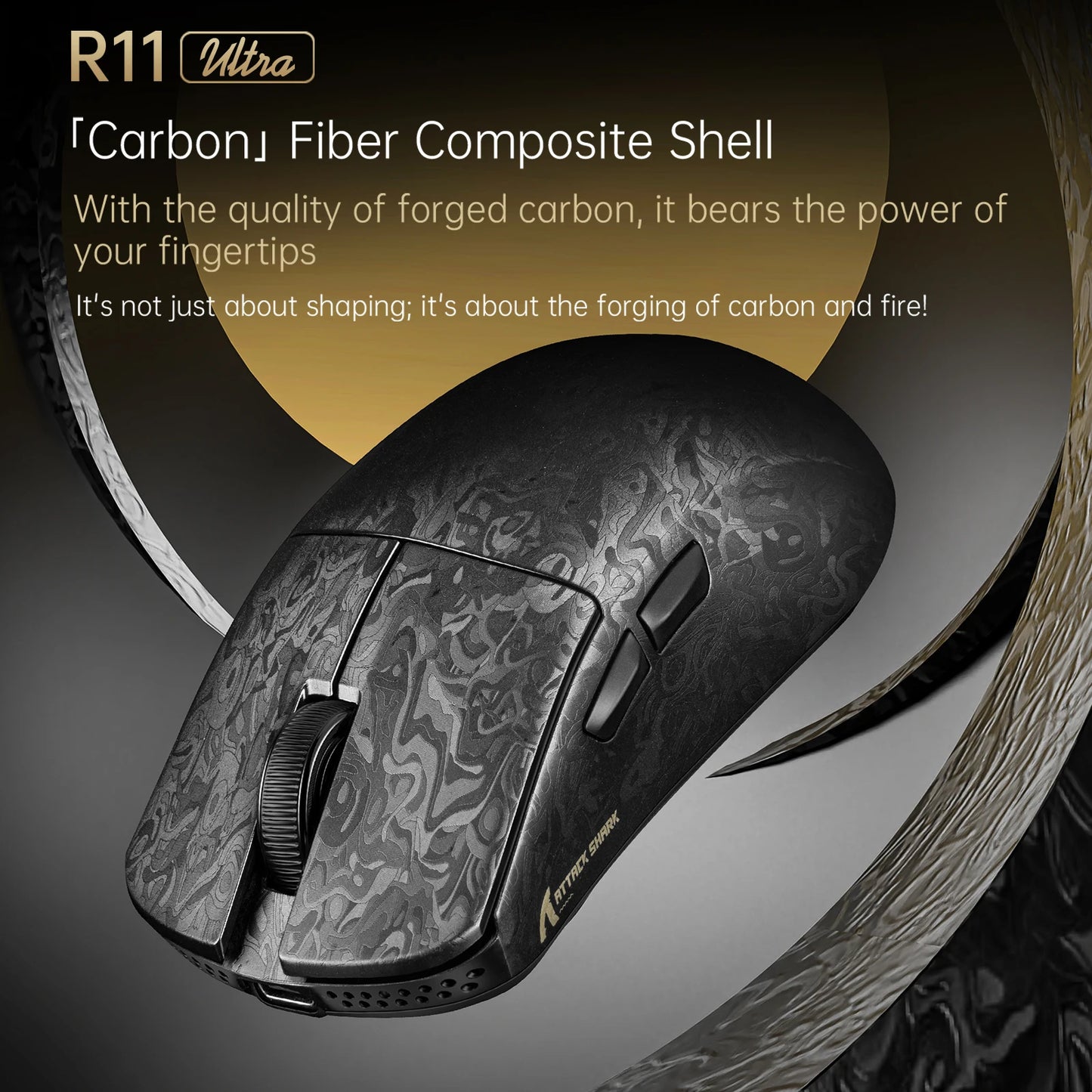 Attack Shark R11 Ultra Wireless Gaming Mouse 8000 Hz 49g