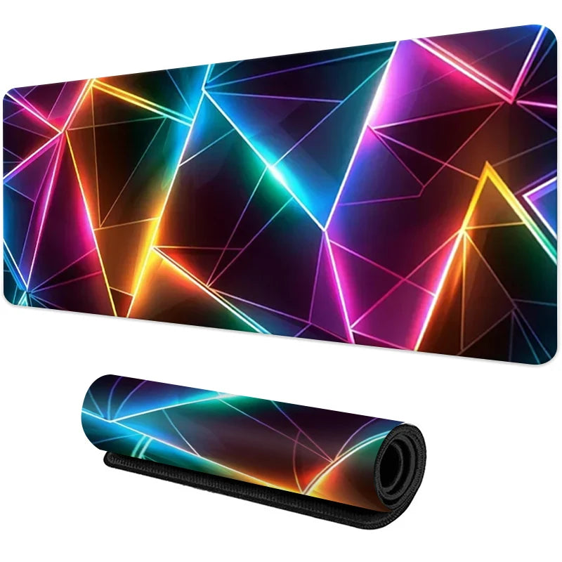 Non-Slip Rubber Gaming Mouse Pad with Sewn Edge Desk Mat
