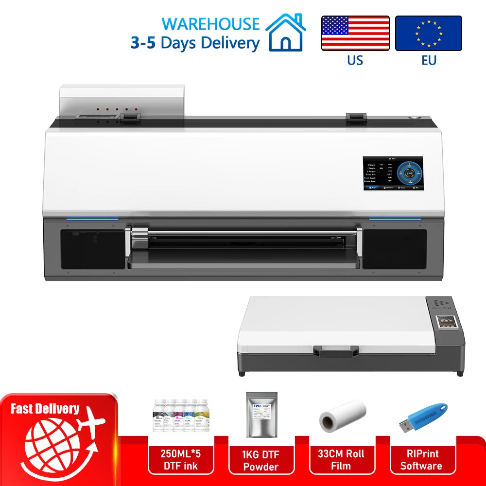 OLOEY A3 DTF Printer XP600 High Speed T Shirt Printing