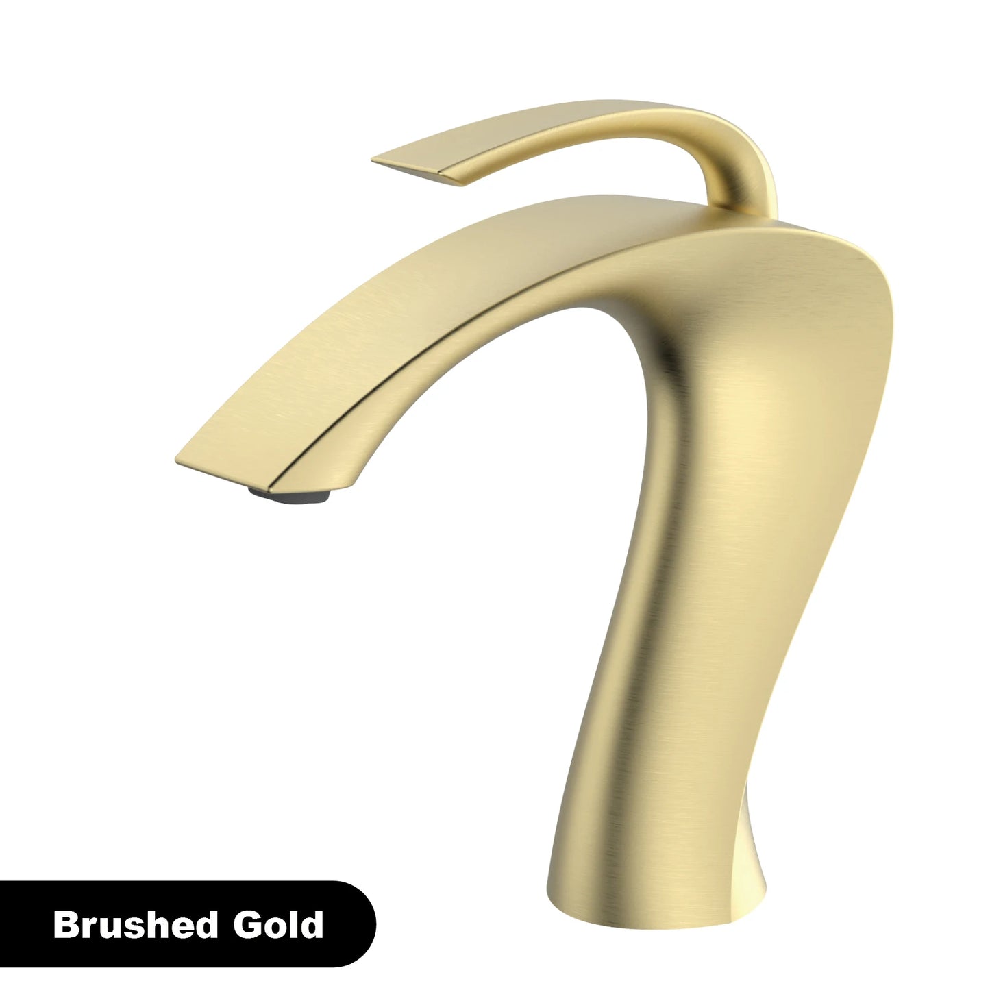 Gestana Brass Bathroom Faucet Deck Mounted Basin Tap Ceramic Valve