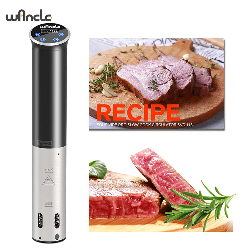 Wancle 1100W IPX7 Waterproof LCD Sous Vide Immersion Circulator