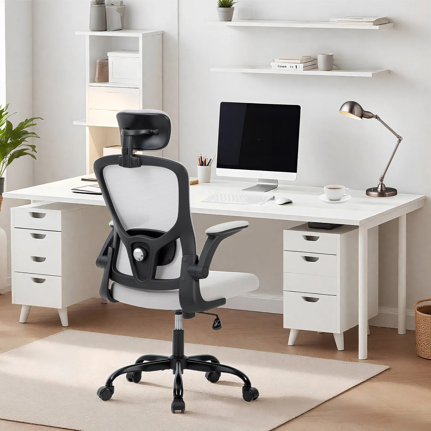 HiMISSE Ergonomic High Back Mesh Office Chair With Lumbar Support