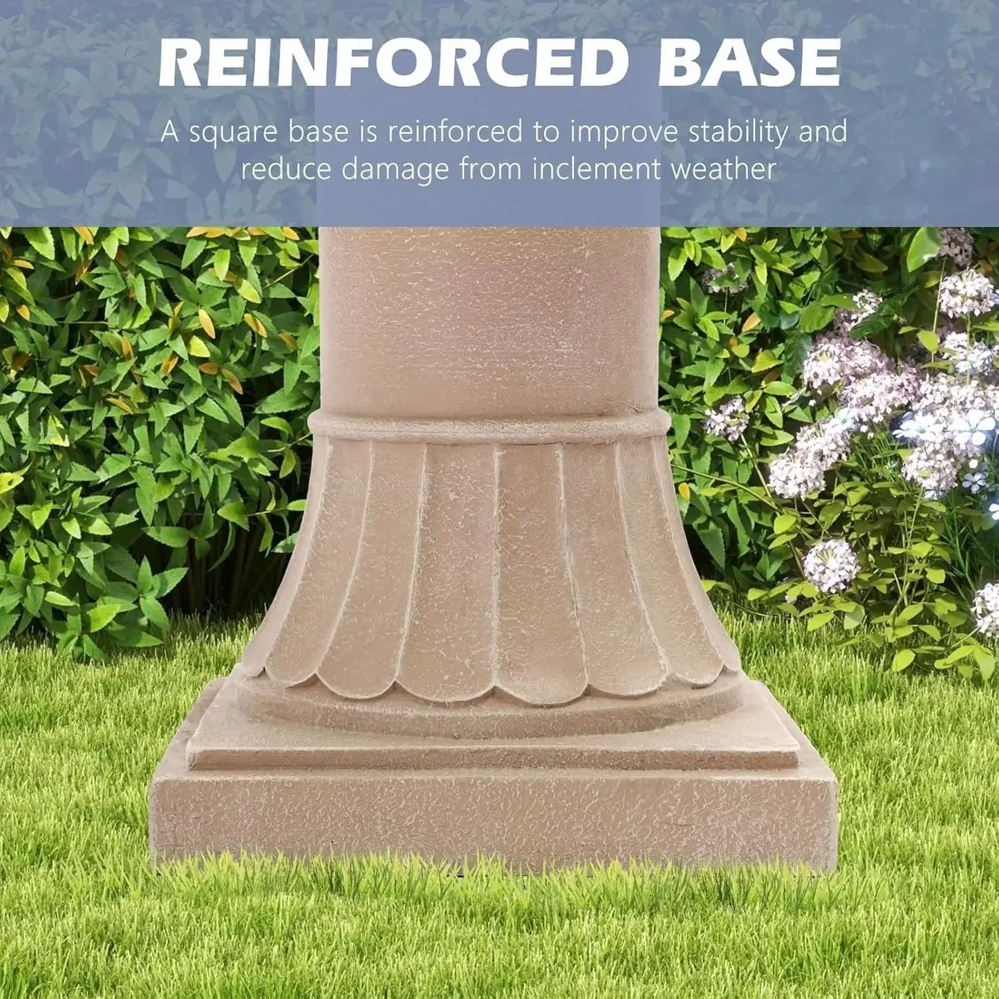 Outdoor Waterfall Fountain With Pineapple Top And Pump 3 Tier
