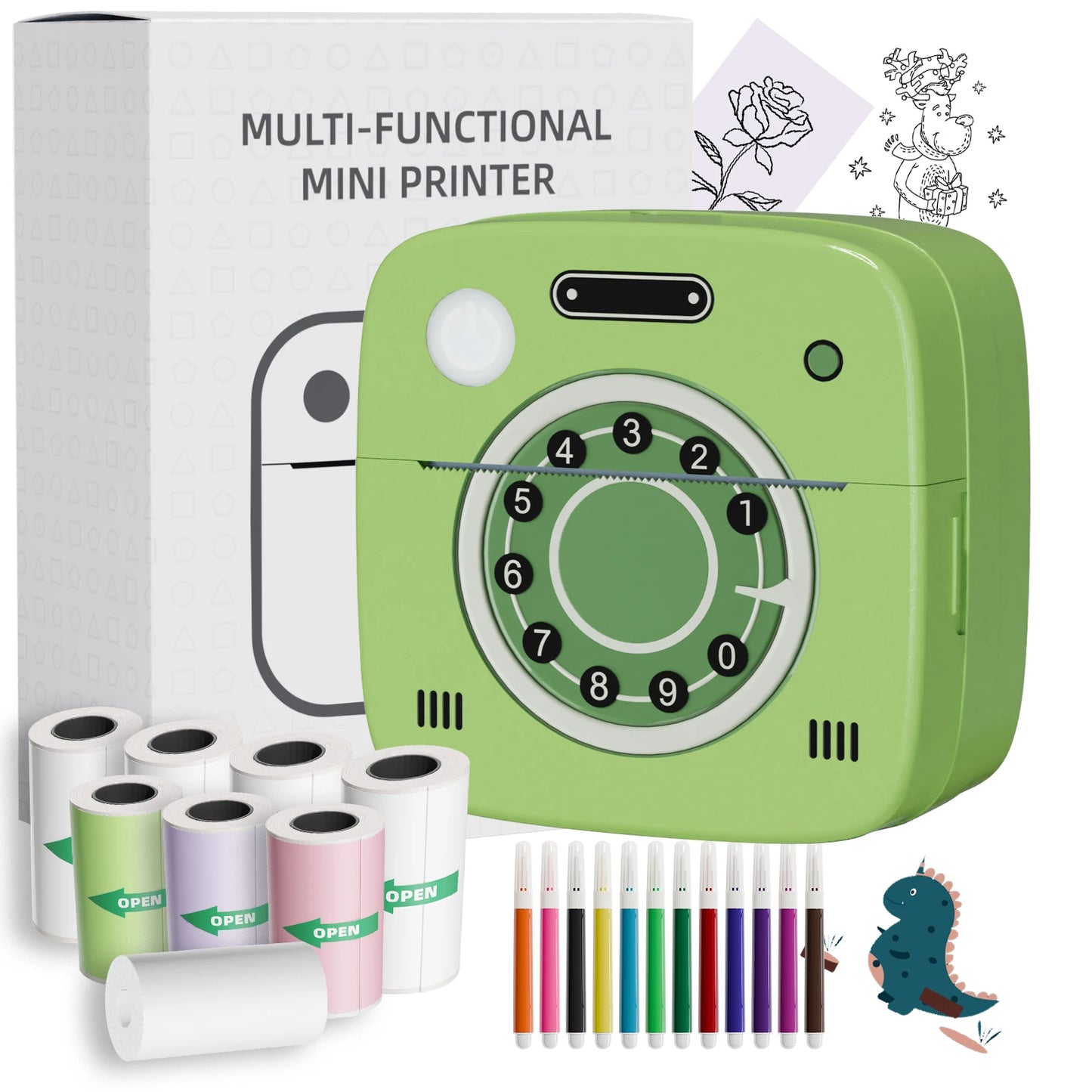 DOLEWAC M1 Photo Pocket Printer Bluetooth for iOS and Android