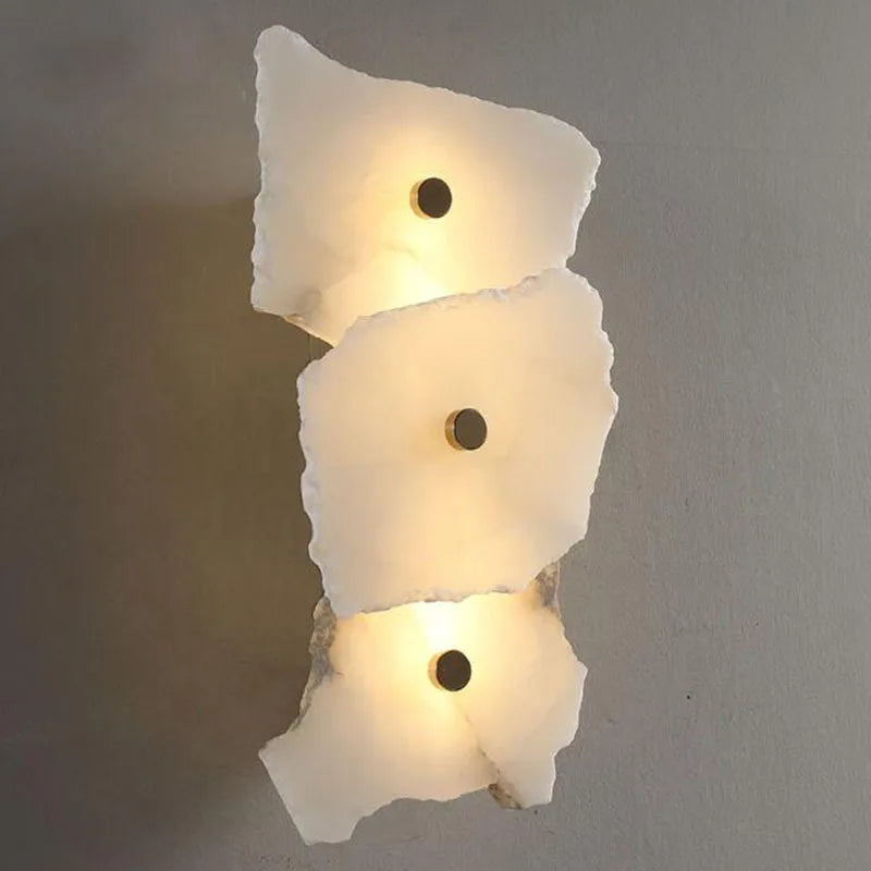 Jmmxiuz Luxury Marble LED Wall Light Modern Sconce