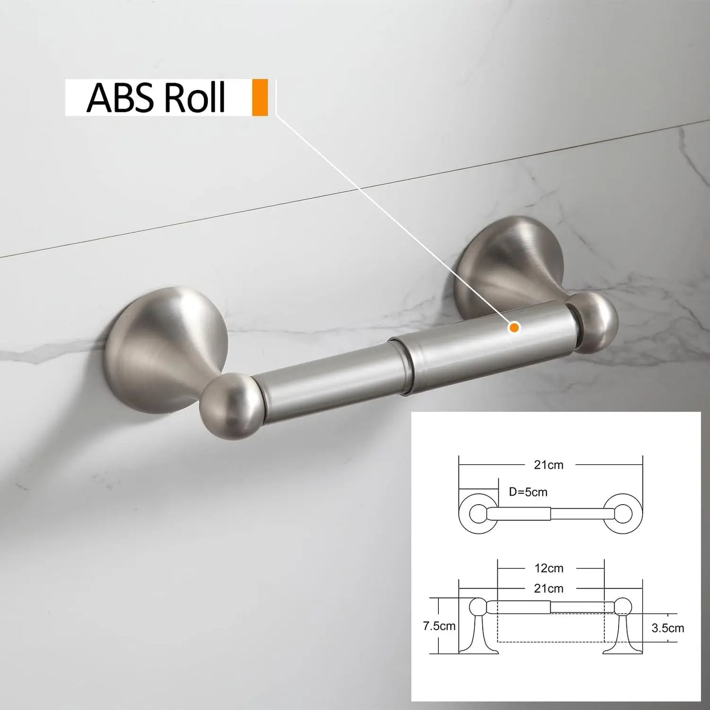 Adjustable Expandable Towel Bar Set Wall Mounted Bathroom Hardware