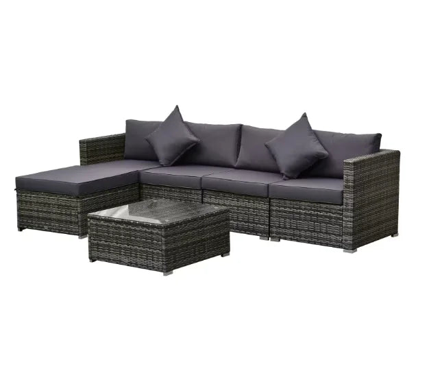 Patio Furniture Sectional Set Outdoor Sofa Garden Lounge