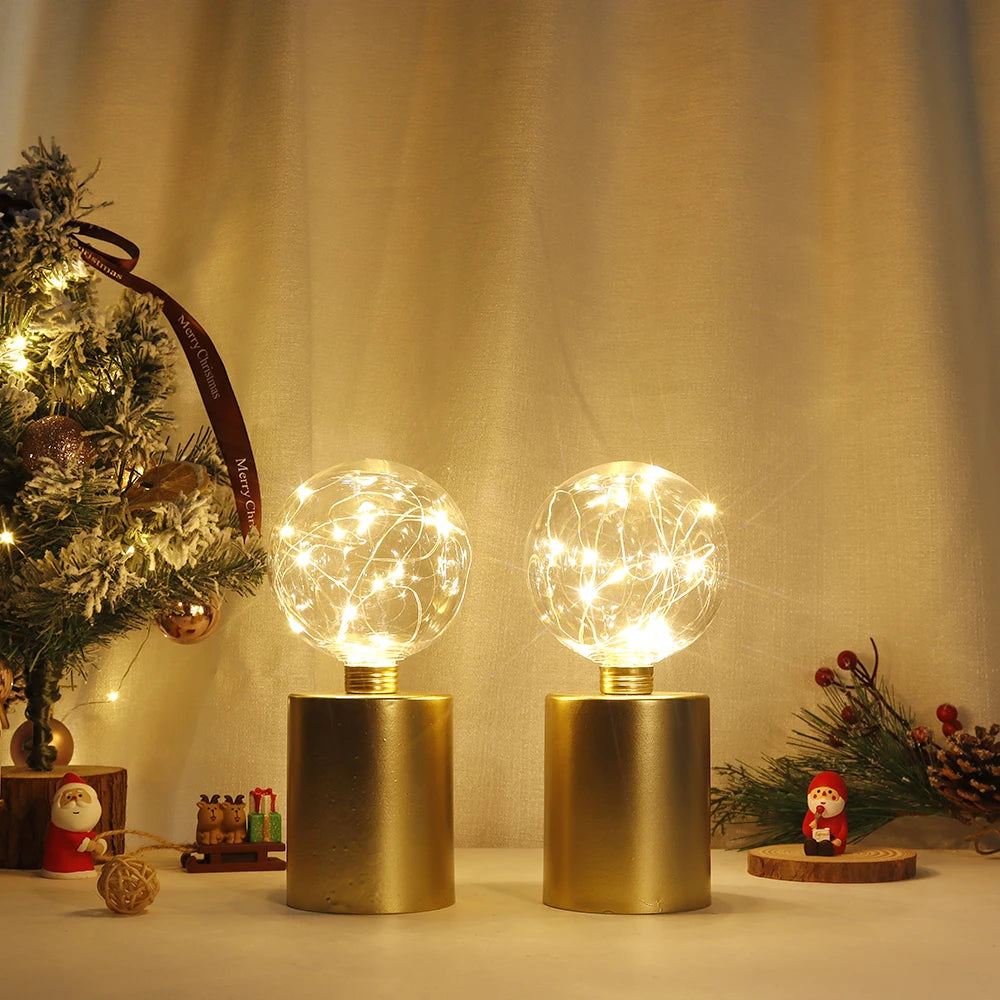 NEWIMAGE Battery Powered Cordless Table Lamps 2 Pack