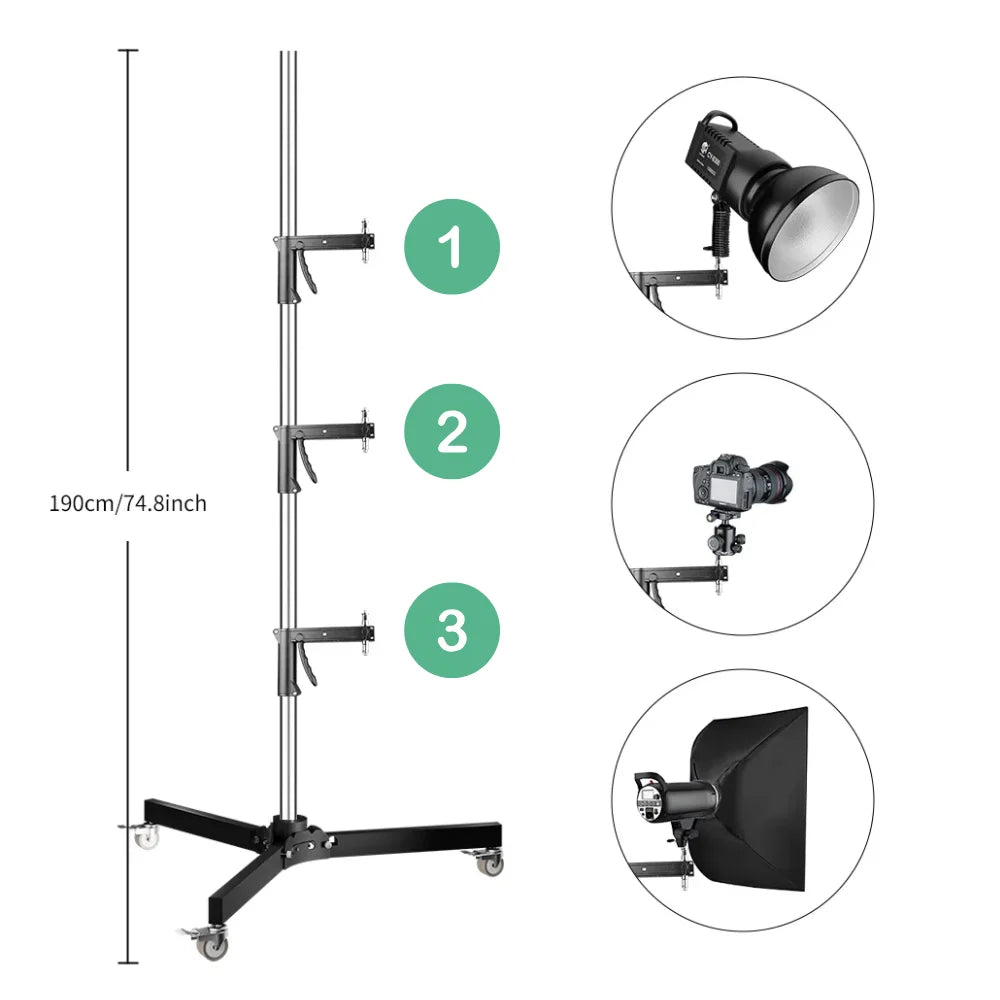 SH Foldable Lighting Tripod Stand For Studio Softbox