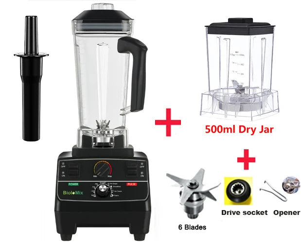 Biolomix 2200W Smart Timer Blender Mixer Juicer Food Processor