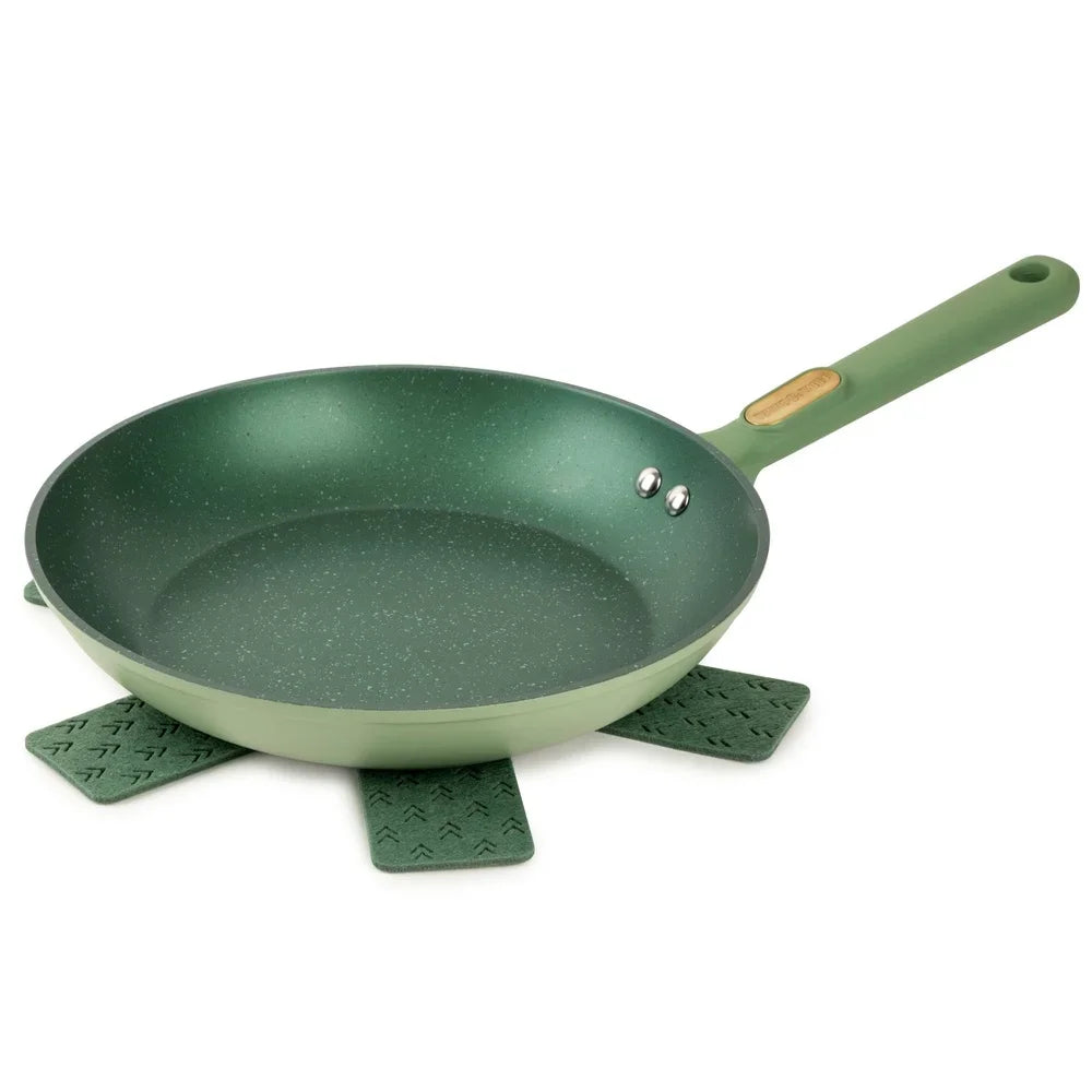 Nonstick 10 Inch Fry Pan Granite Collection Dishwasher Safe Durable Aluminum Induction Safe Cookware Kitchen Essential Easy