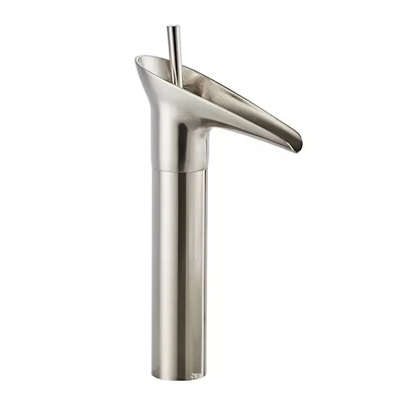 ZGRK Bathroom Faucet Single Lever Waterfall Basin Mixer Brass