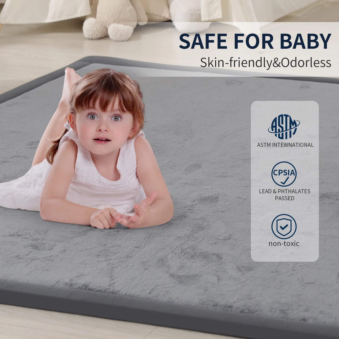 Huloo Sleep Tatami Baby Play Mat Non-Slip Crawling Rug