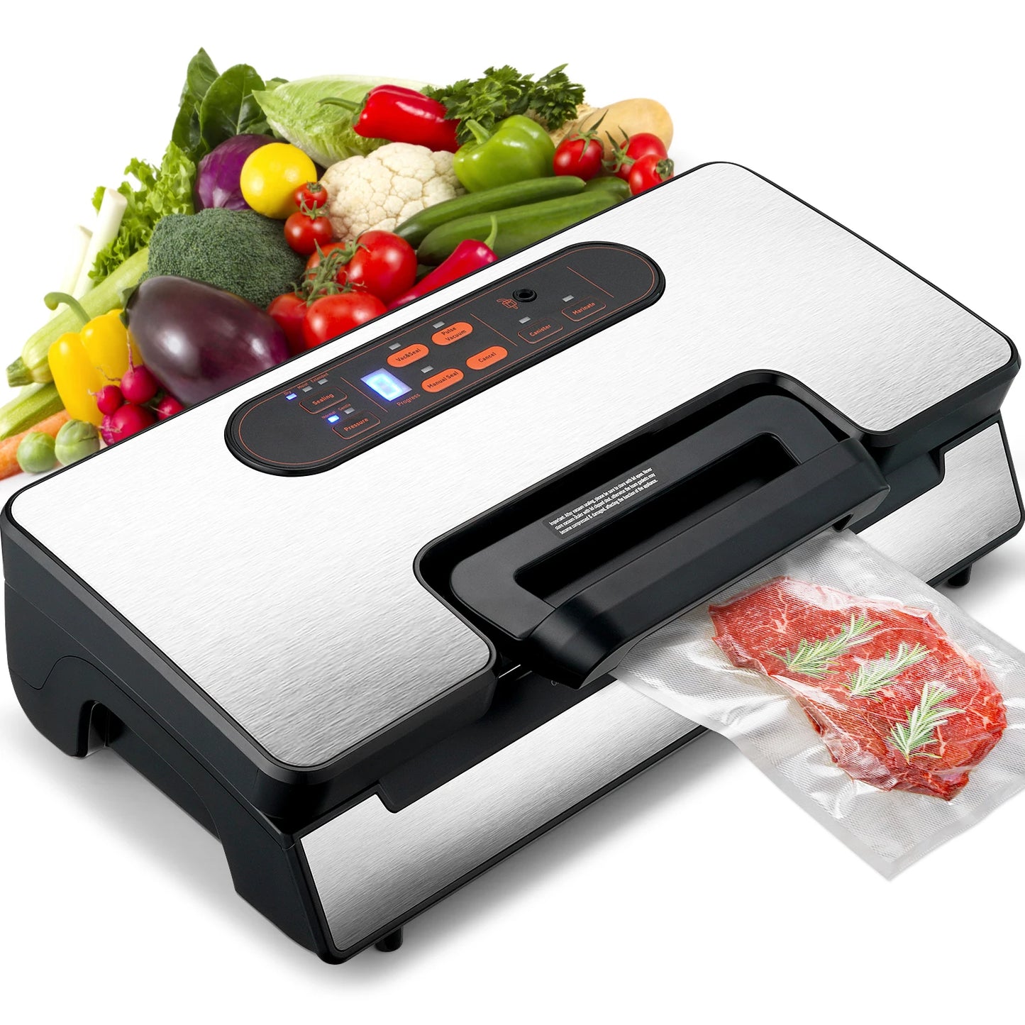 SucceBuy Vacuum Sealer 90Kpa 130W