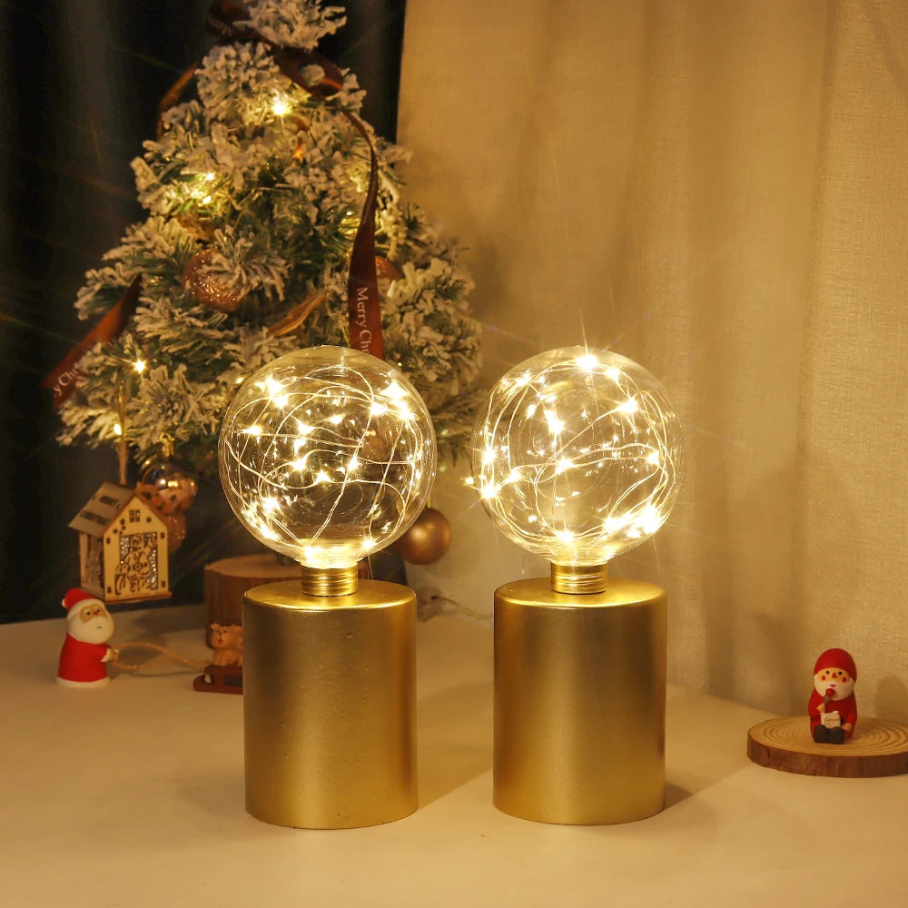 NEWIMAGE Battery Powered Cordless Table Lamps 2 Pack