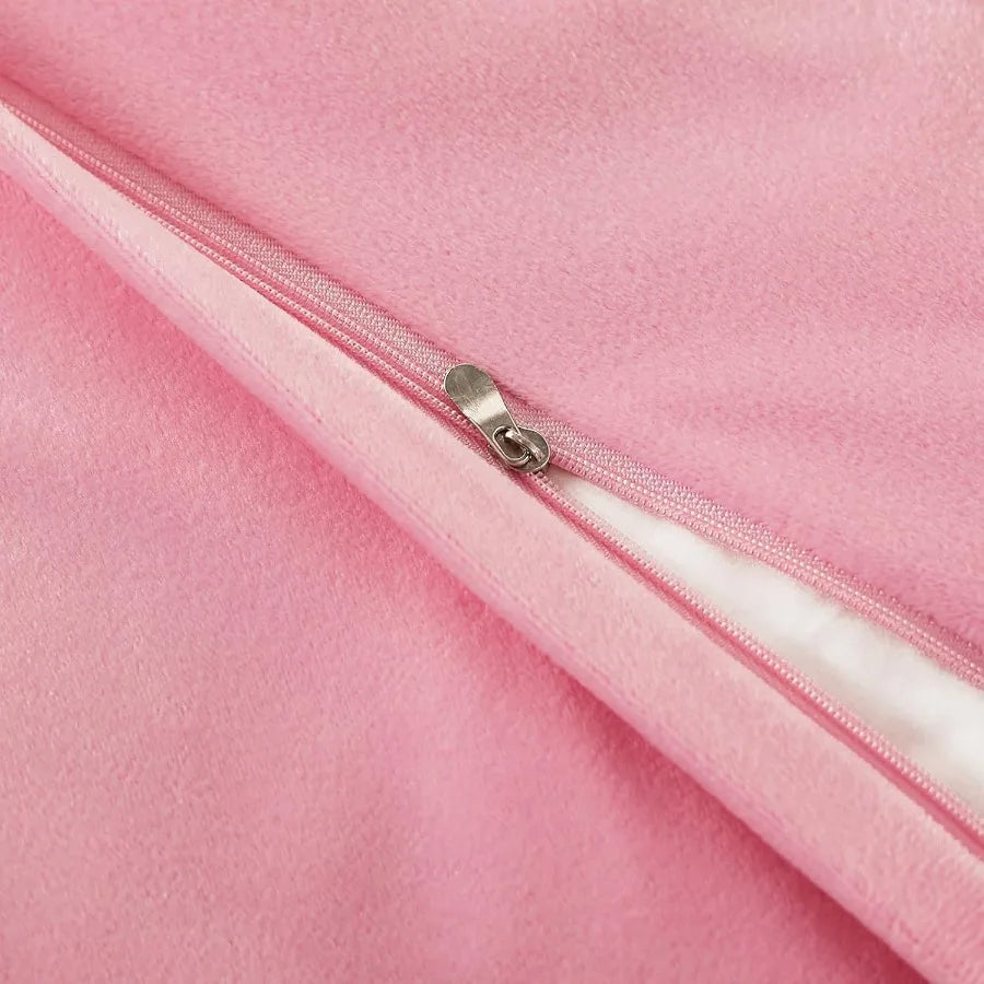 Luxurious Fuzzy Duvet Cover Set With Shaggy Plush Bedding